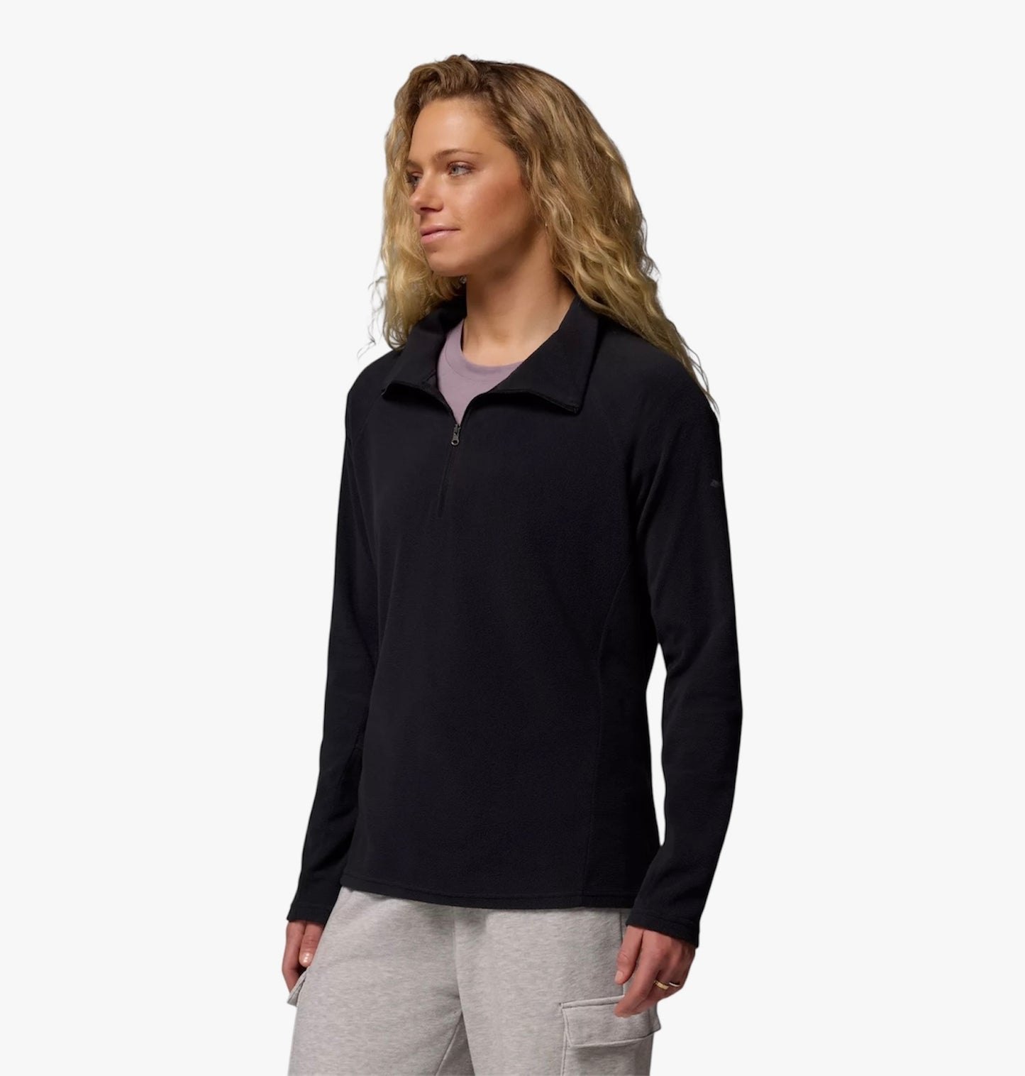Polar Columbia Negro Para Mujer 1/4 Cierre