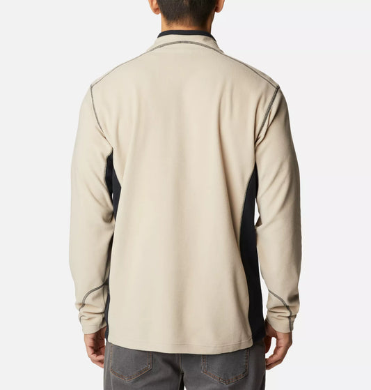 Polar Columbia Beige Para Hombre 1/4 Cierre