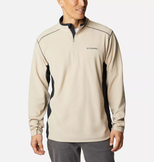 Polar Columbia Beige Para Hombre 1/4 Cierre