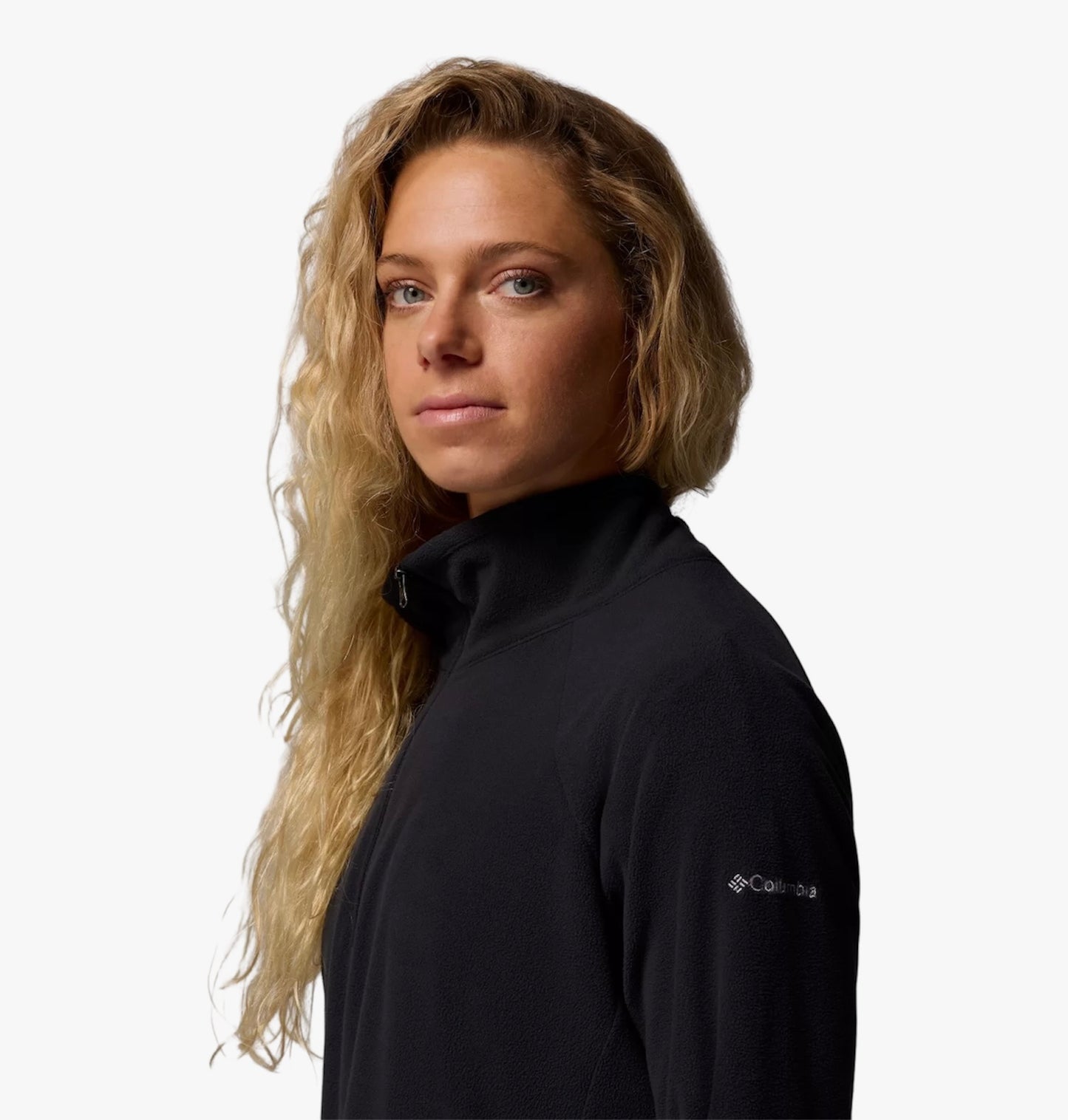 Polar Columbia Negro Para Mujer 1/4 Cierre