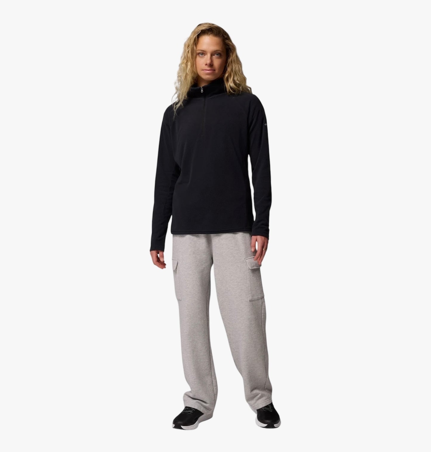 Polar Columbia Negro Para Mujer 1/4 Cierre